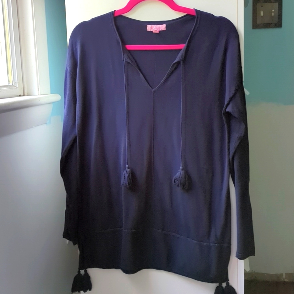Lilly Pulitzer Navy Sweater